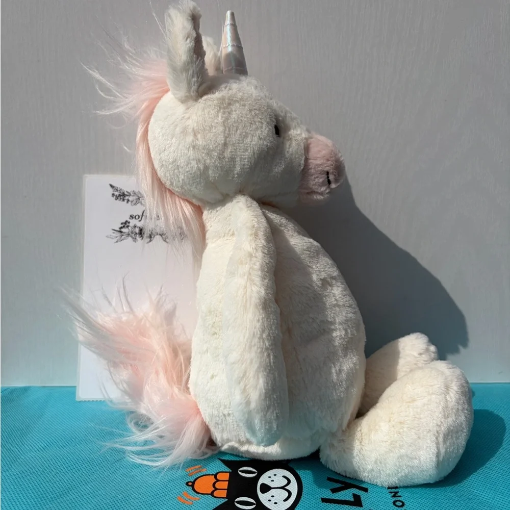 Jellycat Original Medium Bashful Unicorn Plush/Stuffed Animal Approx. 13” Tall